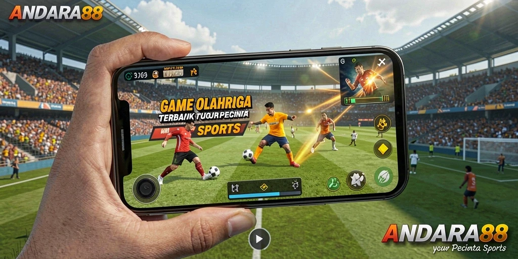 Gameplay seru dalam game olahraga ANDARA88 yang penuh aksi.