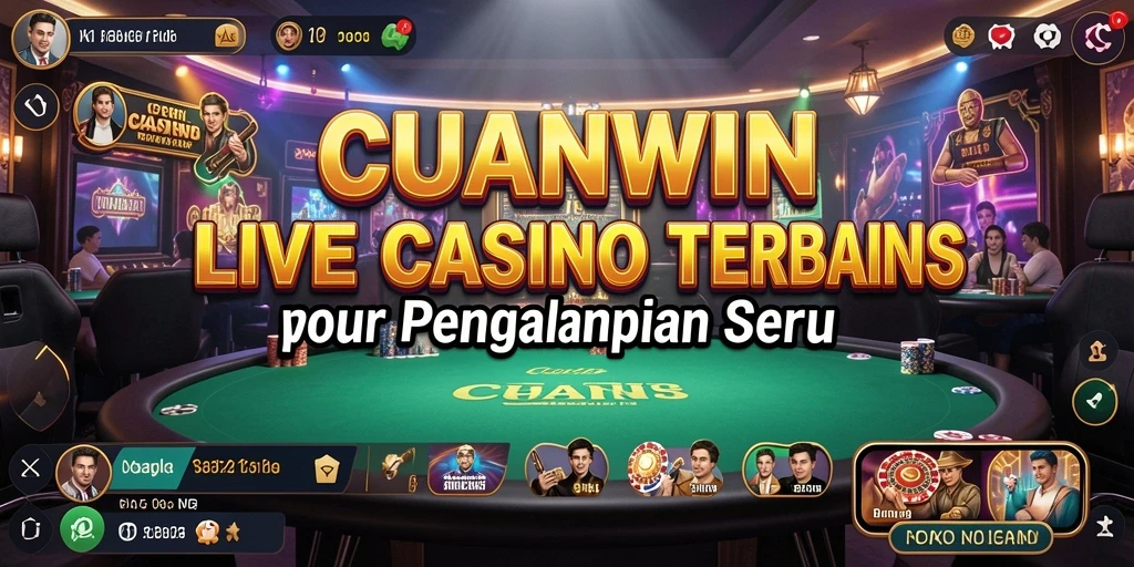 Tampilan gameplay CUANWIN yang mendebarkan dan interaktif di Live Casino.