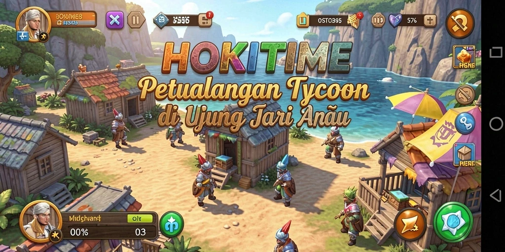 Tampilan gameplay HOKITIME yang menakjubkan dan penuh strategi.