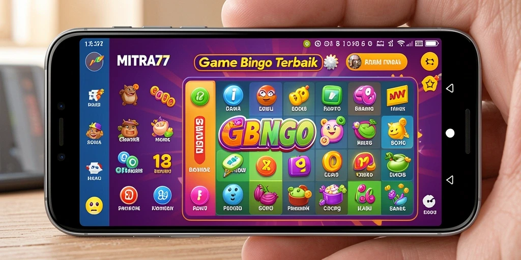 Screenshot gameplay <strong>MITRA77</strong> yang menampilkan permainan Bingo yang seru dan interaktif.