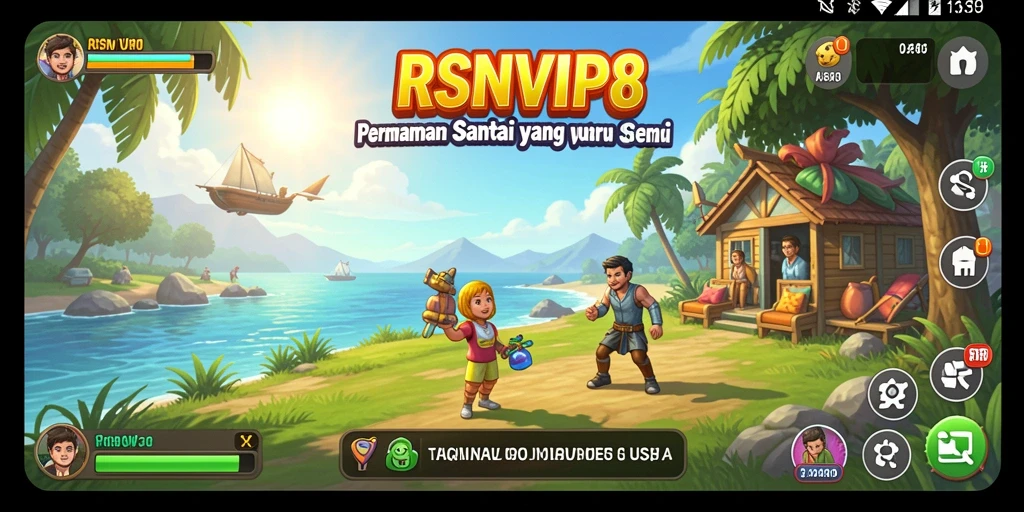 Tampilan gameplay RSNVIP8 yang menarik dan penuh warna.