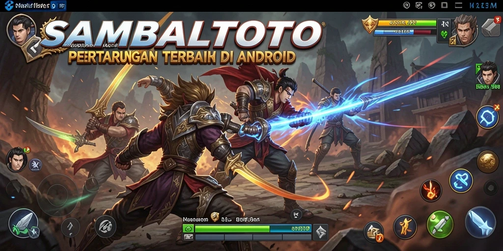 Tampilan seru aksi pertarungan dalam SAMBALTOTO.