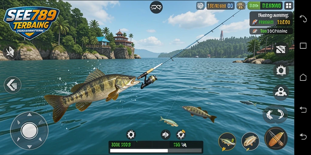 Tampilan menakjubkan dari permainan memancing di SEE789.