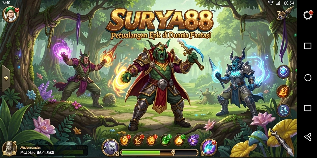 Tampilan gameplay RPG di SURYA88 yang menegangkan dan menarik.