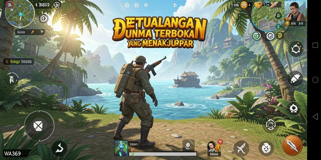 Tampilan gameplay yang menarik dari dunia Open World WA369.