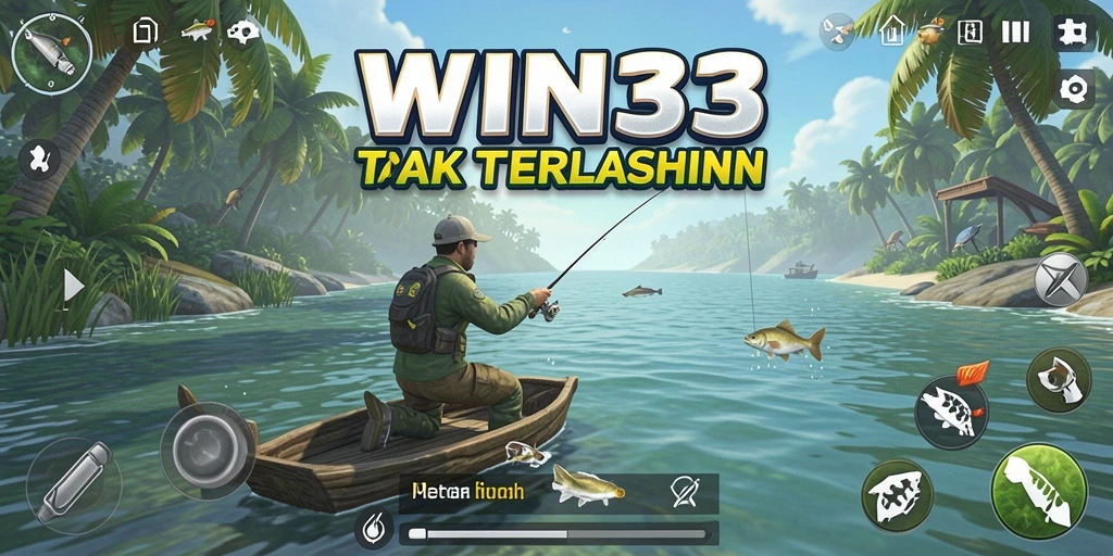 Screenshot WIN33 menunjukkan pengalaman memancing yang mengasyikkan dan menantang.