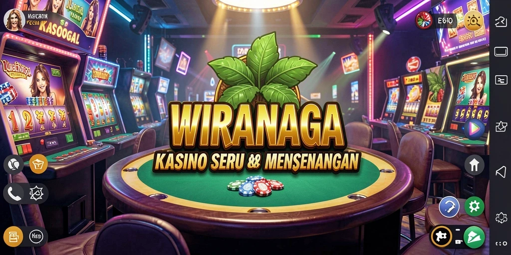 Screenshot WIRANAGA menampilkan gameplay Kasino yang memukau dan interaktif.